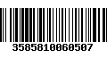 Código de Barras 3585810060507