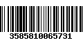 Código de Barras 3585810065731