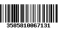 Código de Barras 3585810067131