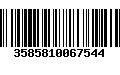 Código de Barras 3585810067544