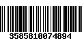 Código de Barras 3585810074894