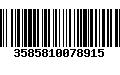 Código de Barras 3585810078915