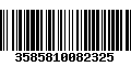 Código de Barras 3585810082325