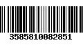 Código de Barras 3585810082851