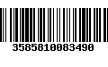 Código de Barras 3585810083490