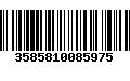 Código de Barras 3585810085975