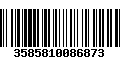 Código de Barras 3585810086873