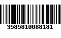 Código de Barras 3585810088181