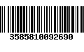 Código de Barras 3585810092690