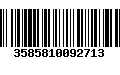 Código de Barras 3585810092713