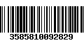 Código de Barras 3585810092829