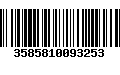 Código de Barras 3585810093253