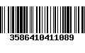 Código de Barras 3586410411089