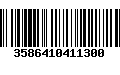 Código de Barras 3586410411300