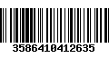 Código de Barras 3586410412635