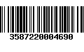 Código de Barras 3587220004690