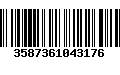 Código de Barras 3587361043176