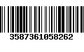 Código de Barras 3587361058262