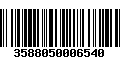 Código de Barras 3588050006540