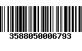 Código de Barras 3588050006793