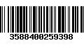 Código de Barras 3588400259398