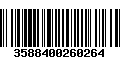 Código de Barras 3588400260264