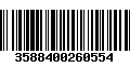 Código de Barras 3588400260554