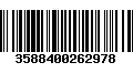 Código de Barras 3588400262978