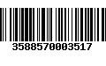 Código de Barras 3588570003517