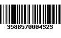 Código de Barras 3588570004323