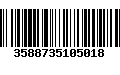 Código de Barras 3588735105018