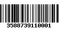 Código de Barras 3588739110001