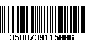 Código de Barras 3588739115006