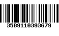 Código de Barras 3589110393679