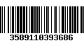 Código de Barras 3589110393686