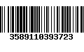 Código de Barras 3589110393723