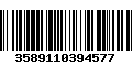 Código de Barras 3589110394577