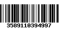 Código de Barras 3589110394997