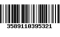 Código de Barras 3589110395321