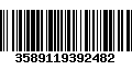 Código de Barras 3589119392482