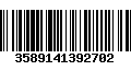 Código de Barras 3589141392702