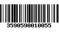 Código de Barras 3590590010055