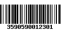 Código de Barras 3590590012301