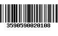 Código de Barras 3590590020108