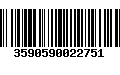 Código de Barras 3590590022751