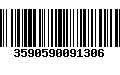 Código de Barras 3590590091306