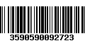 Código de Barras 3590590092723