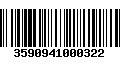 Código de Barras 3590941000322