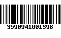 Código de Barras 3590941001398