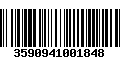 Código de Barras 3590941001848